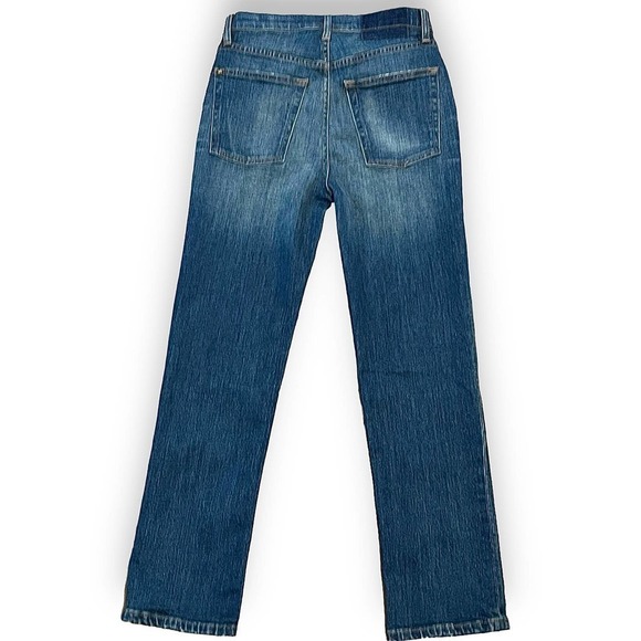 The Great NEW The Straight A High Rise Cropped Length Straight Leg Jeans Size 25 - Picture 5 of 15